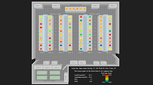 Data Center floorplan demo