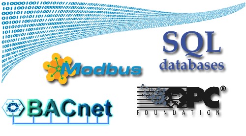 CSWorks SCADA/HMI: OPC, bacnet, modbus, sql